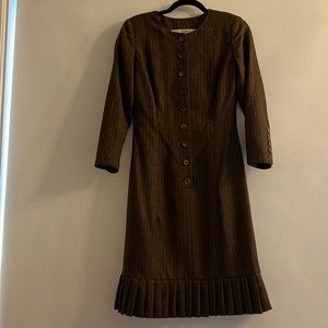 Oscar de la Renta wool dress size 8